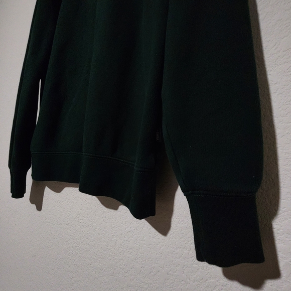 🎊Vans Comfy Cush Sweat Women's Forest Green Quater Zip-Up Sweater Size Small🎊 - Picture 7 of 7